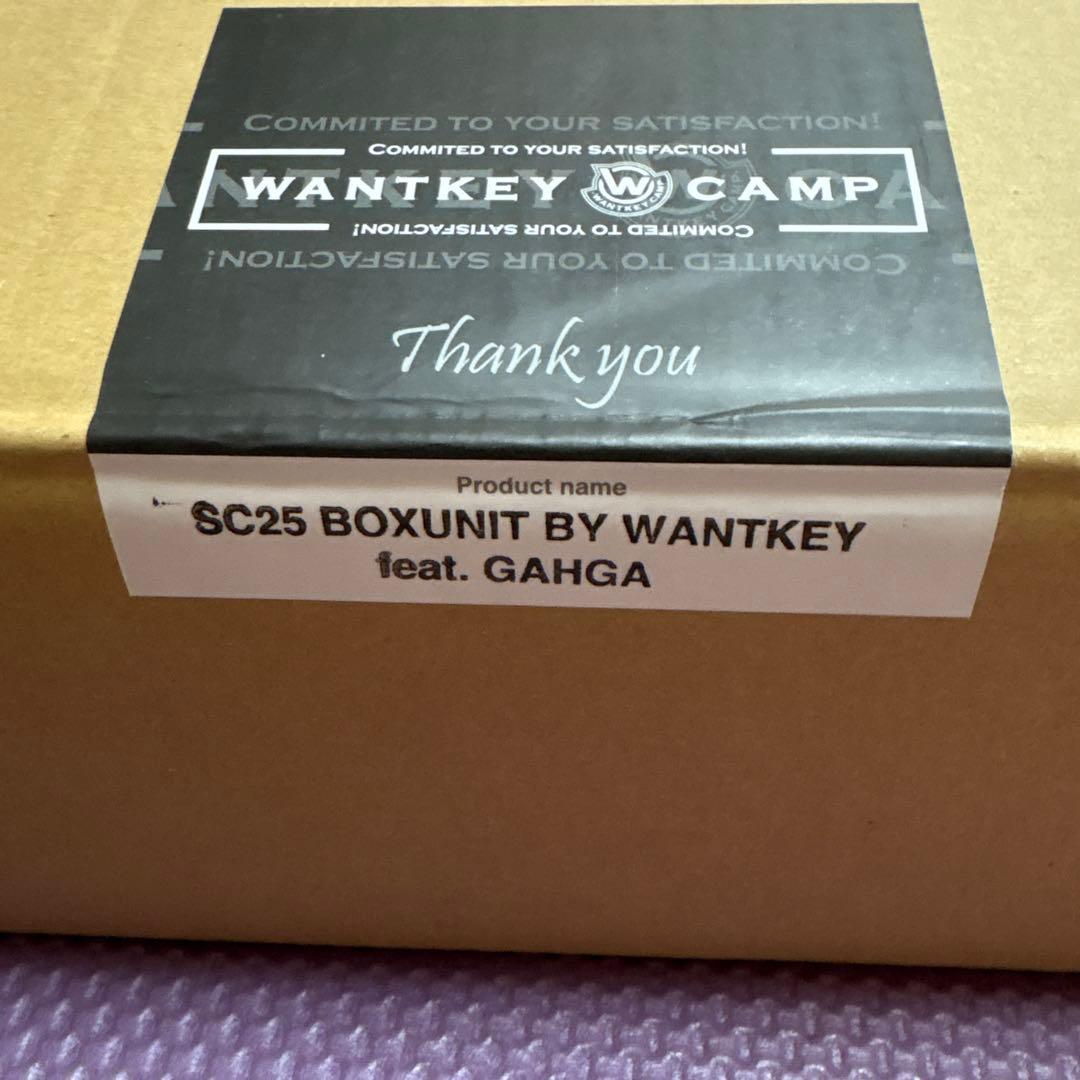 最終値下げSC25 BOXUNIT by WANTKEY feat.GAHGA