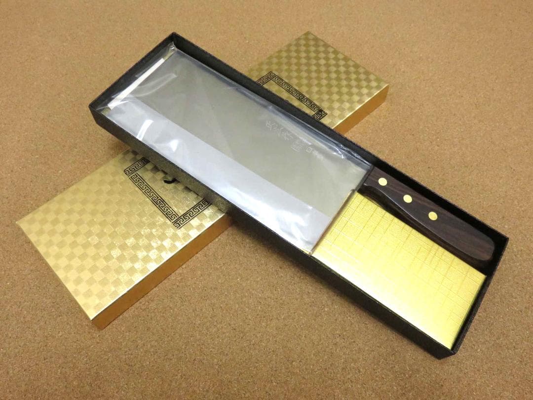 関の刃物 中華包丁 210mm 正広 角大型 中厚 本割込三合鋼 中華料理 万能
