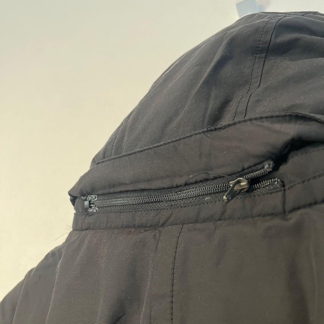 ノースフェイス　ファー　フード　ダウンコート　メンズ　L ブラック　黒