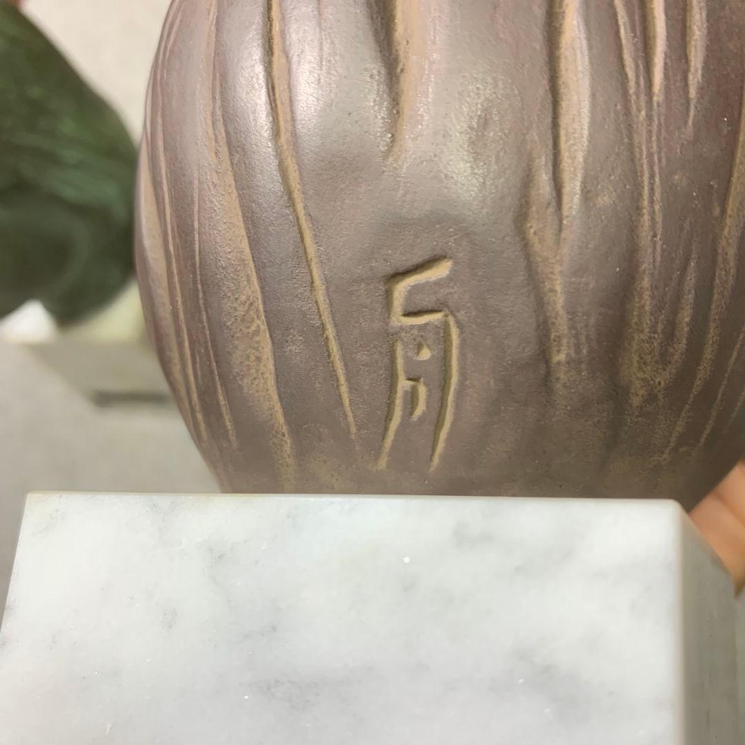 J628 舟越保武 ブロンズ像 「少女アンナ」「K嬢」 2体セット 彫刻 舟越