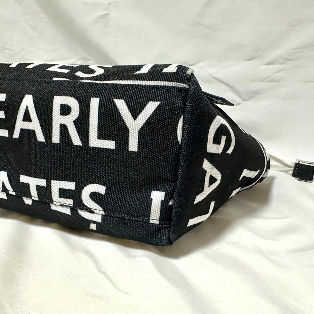 Pearly Gates パーリーゲイツ カートバッグ ゴルフ 総柄 ロゴ 紺色