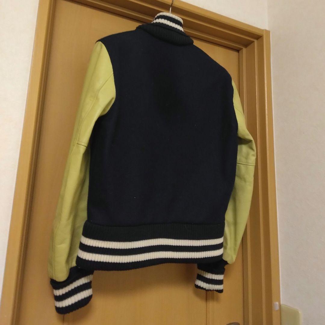 スクーカム USA製 レザーメルトンスタジャンアワードジャケット