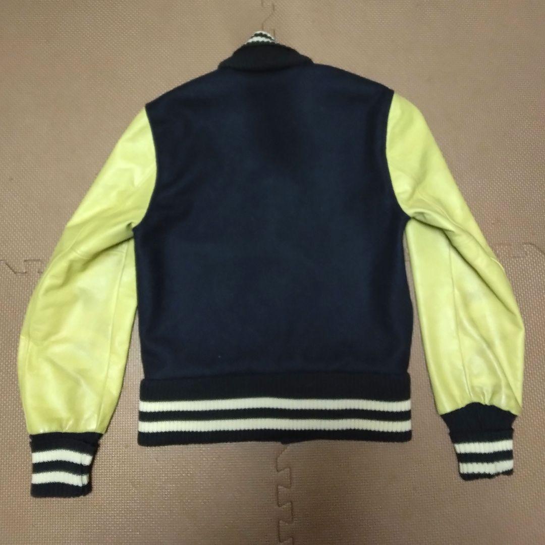 スクーカム USA製 レザーメルトンスタジャンアワードジャケット