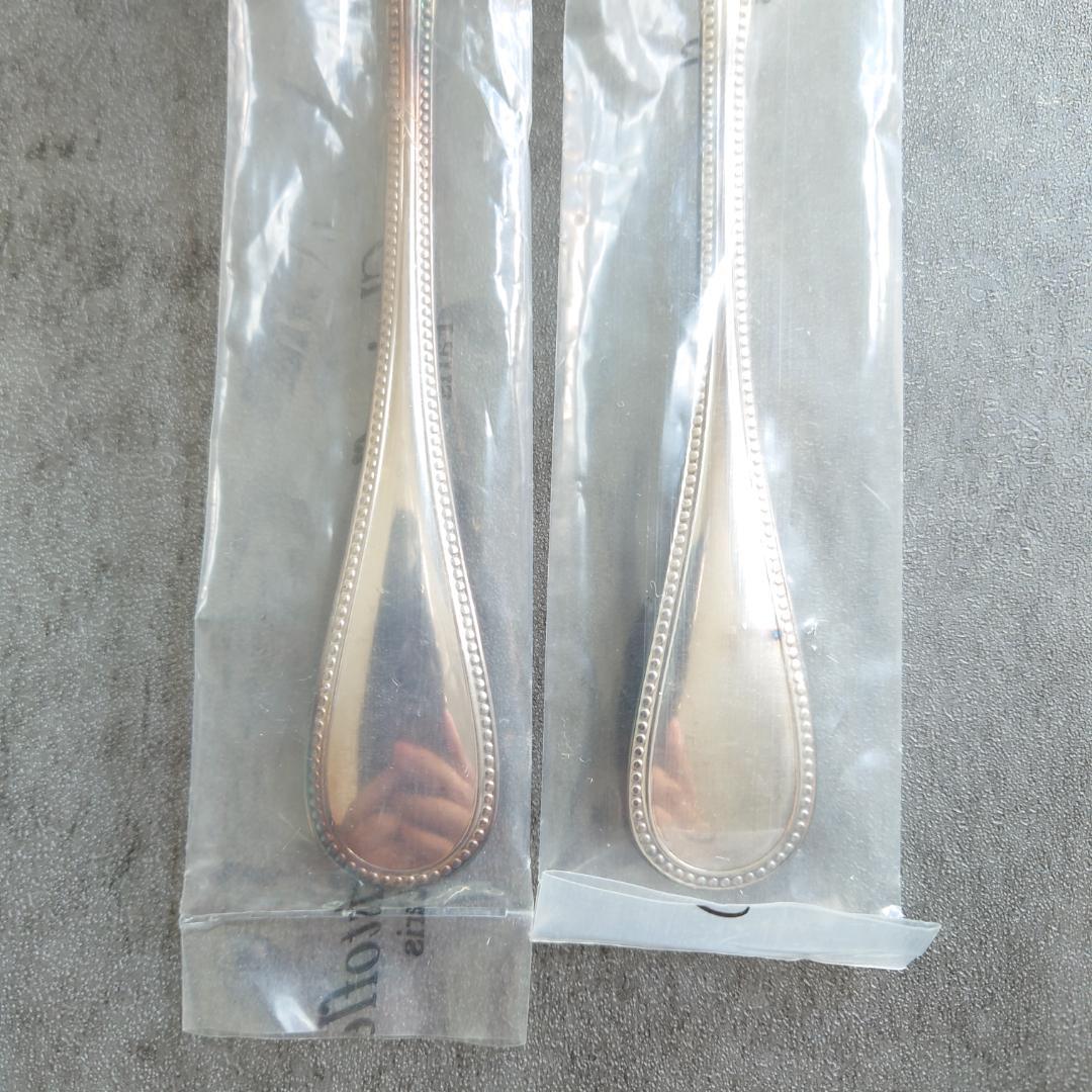 希少 クリストフル パール 未開封 デザートフォーク 2点