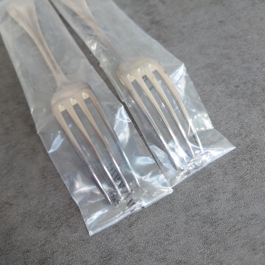 希少 クリストフル パール 未開封 デザートフォーク 2点