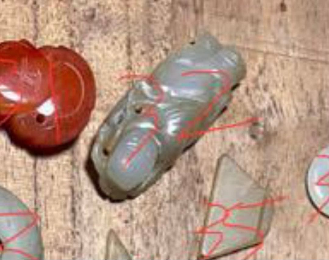 翡翠　古翡翠　清代　唐物