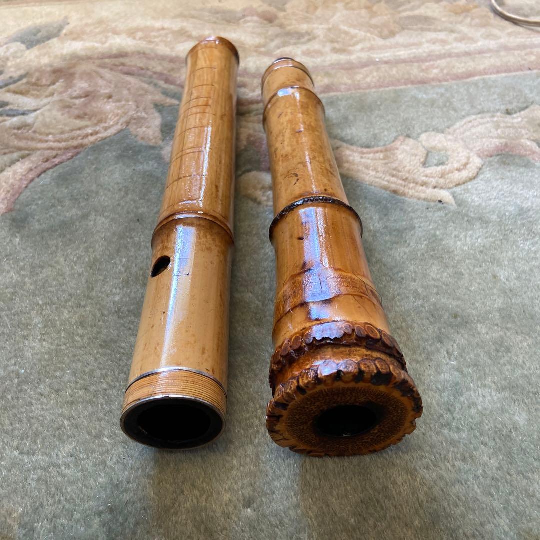 153 尺八　一尺八寸管　瀞守銘