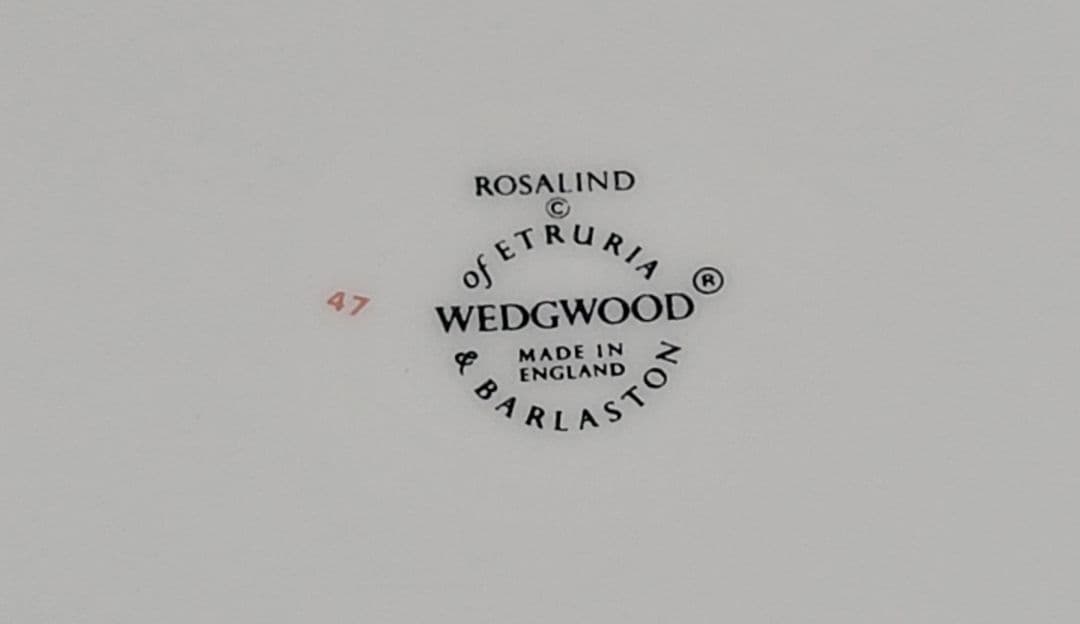 単品相談OK　ウェッジウッド ロザリンド　皿３種 各２枚