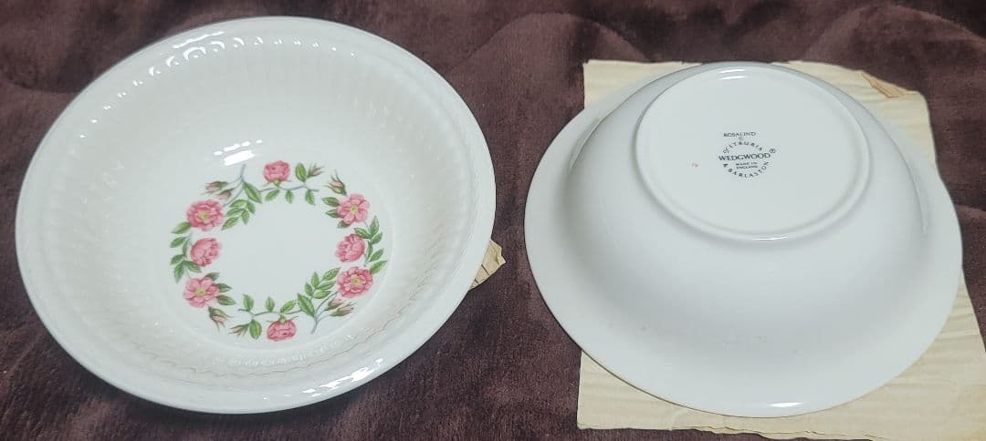 単品相談OK　ウェッジウッド ロザリンド　皿３種 各２枚