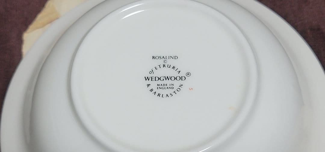 単品相談OK　ウェッジウッド ロザリンド　皿３種 各２枚