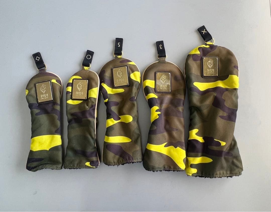 【美品】V12 YELLOW CAMO イエローカモ柄 キャディバッグ