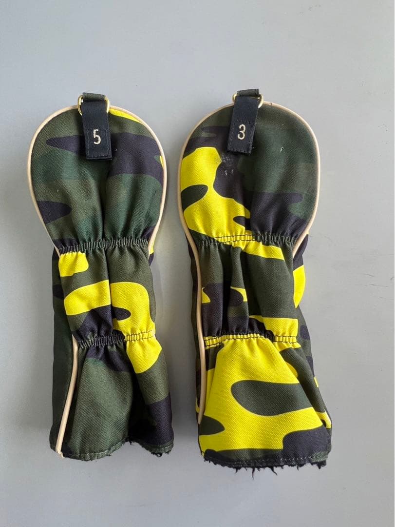 【美品】V12 YELLOW CAMO イエローカモ柄 キャディバッグ