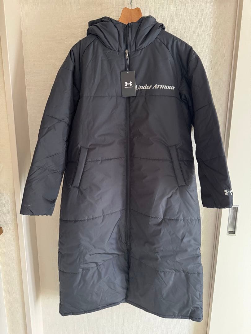 【新品未使用】Under Armour ブラック ベンチコート
