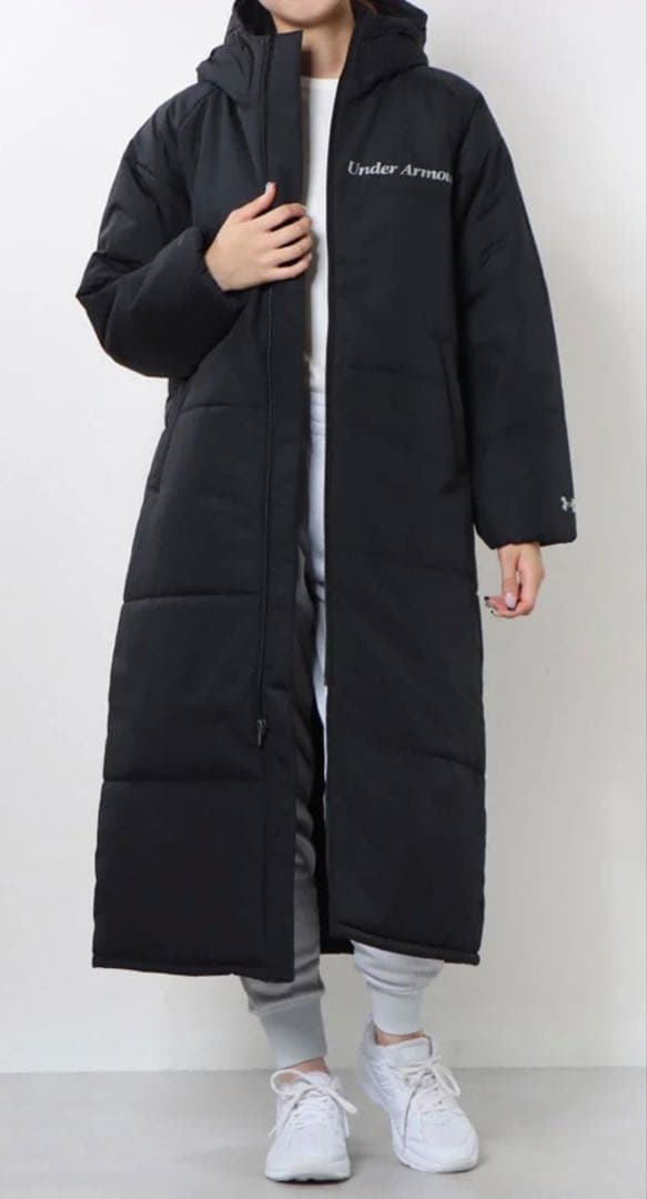 【新品未使用】Under Armour ブラック ベンチコート