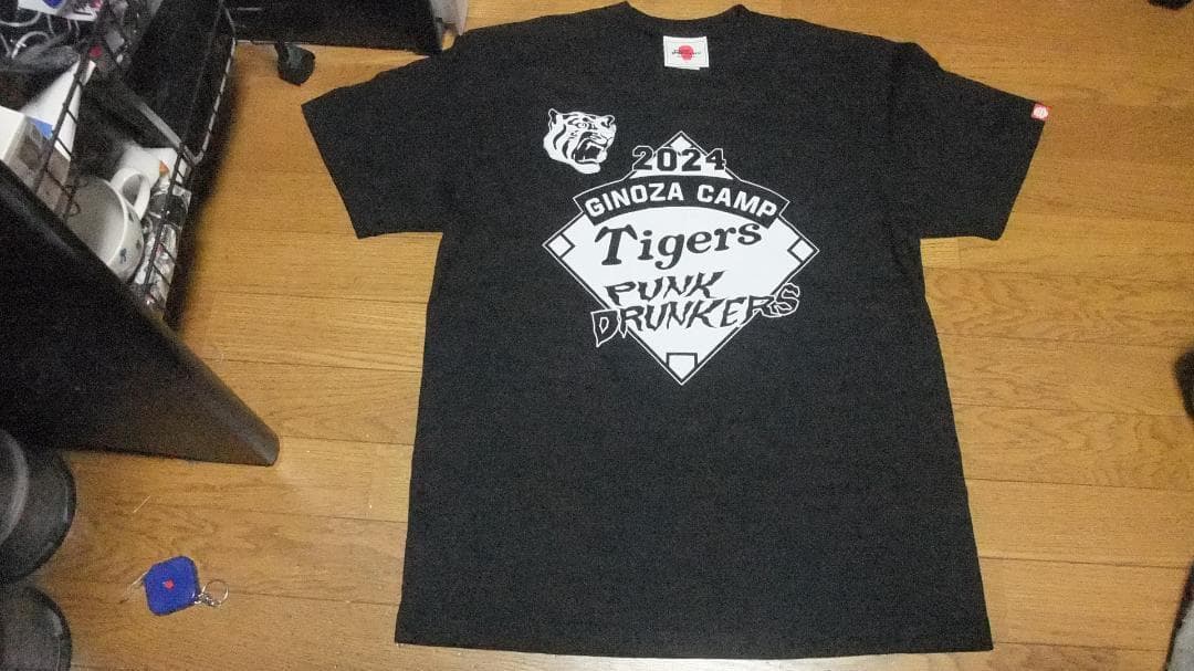 punkdrunkers XL パンクドランカーズ 阪神タイガース tee 黒