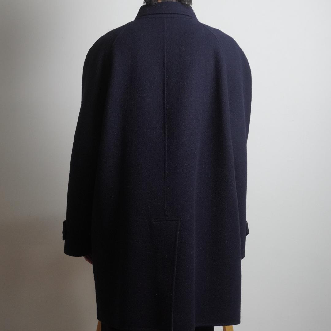 21AW J.PRESS シングルチェスターコート カシミヤ混 濃紺/VW546