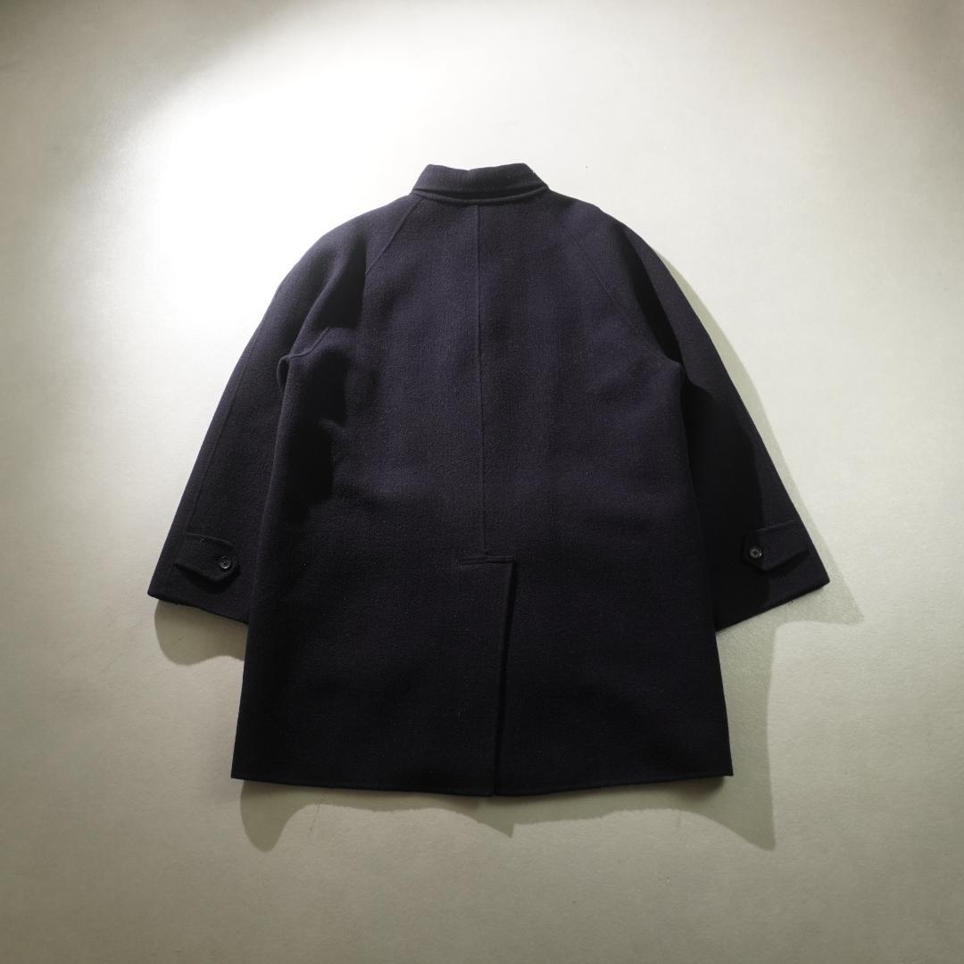 21AW J.PRESS シングルチェスターコート カシミヤ混 濃紺/VW546