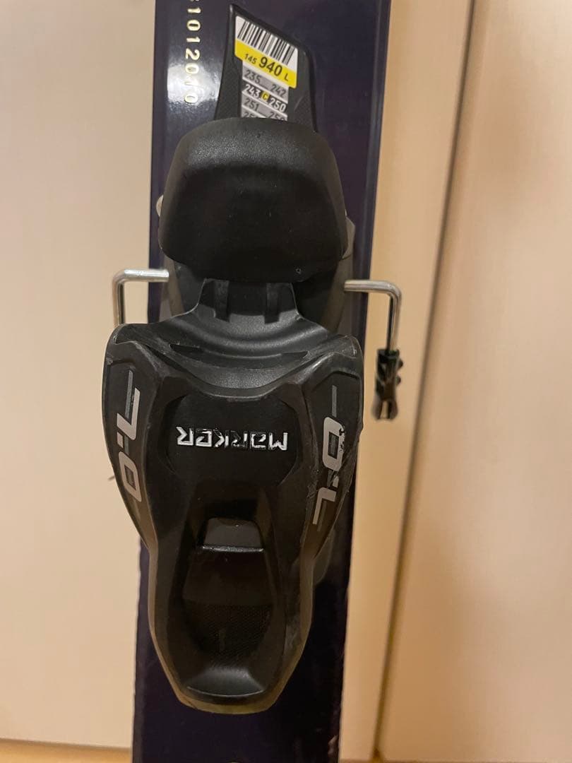 送料着払い●Vectorglide スキー板 130cm ビンディング付き