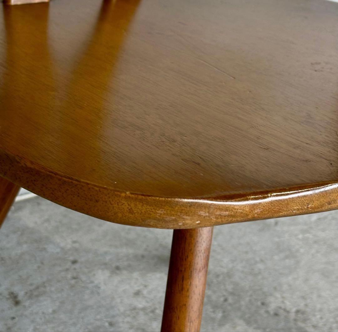 ✦最後の一脚✦マツダ家具 木製 回転式ダイニングチェア 昭和レトロ ヴィンテージ