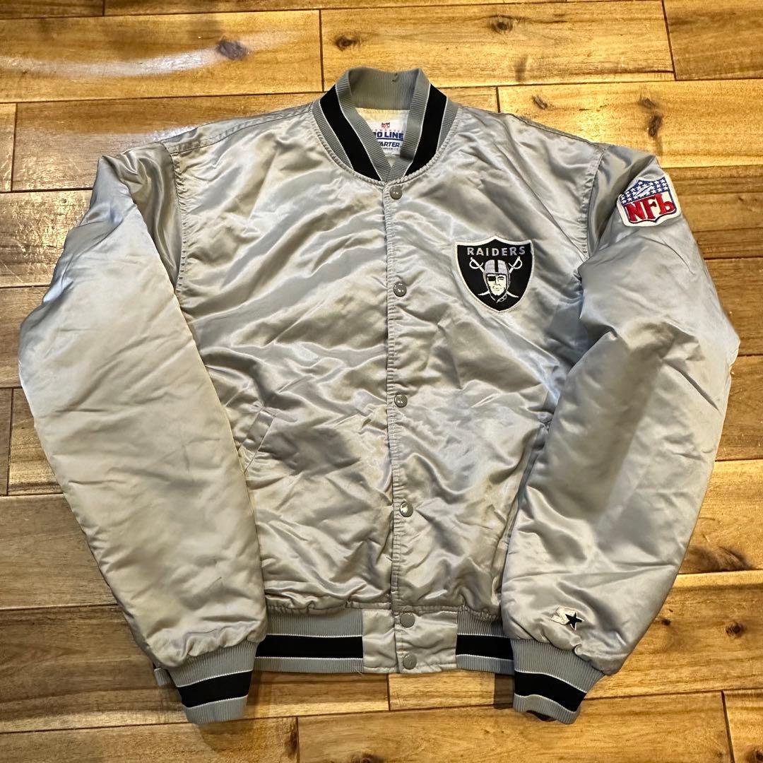 vintage Los Angeles raiders Starter シルバー - メルカリ