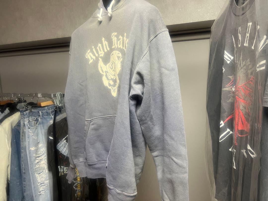 t*i様 WAREHOUSE ナス紺　パーカー　ハイハット ロゴ ヴィンテージ