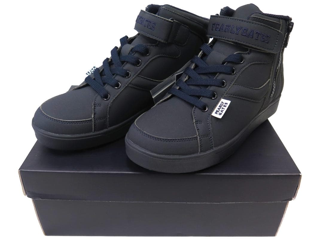 展示品●パーリーゲイツ●ミドルカット　ソフトスパイクゴルフシューズ　24.0cm