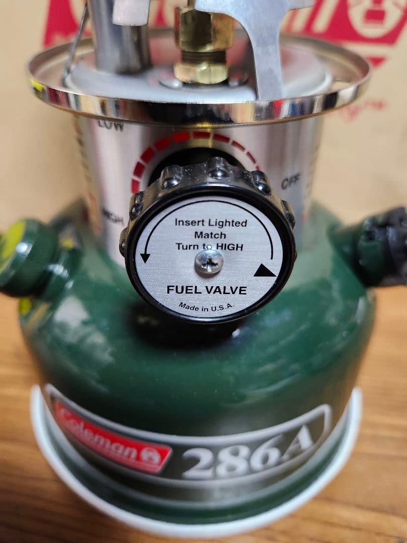 コールマン 286A カスタム 2019年４月製造ランタン ケース付き