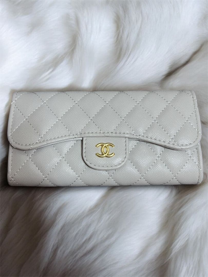✨CHANEL ムーンライトシルバーキルティング 長財布✨ - メルカリ