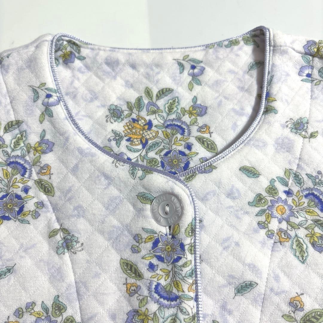 【新品】ミントンMINTON 婦人パジャマ　表側裏側綿100% あったか素材　M