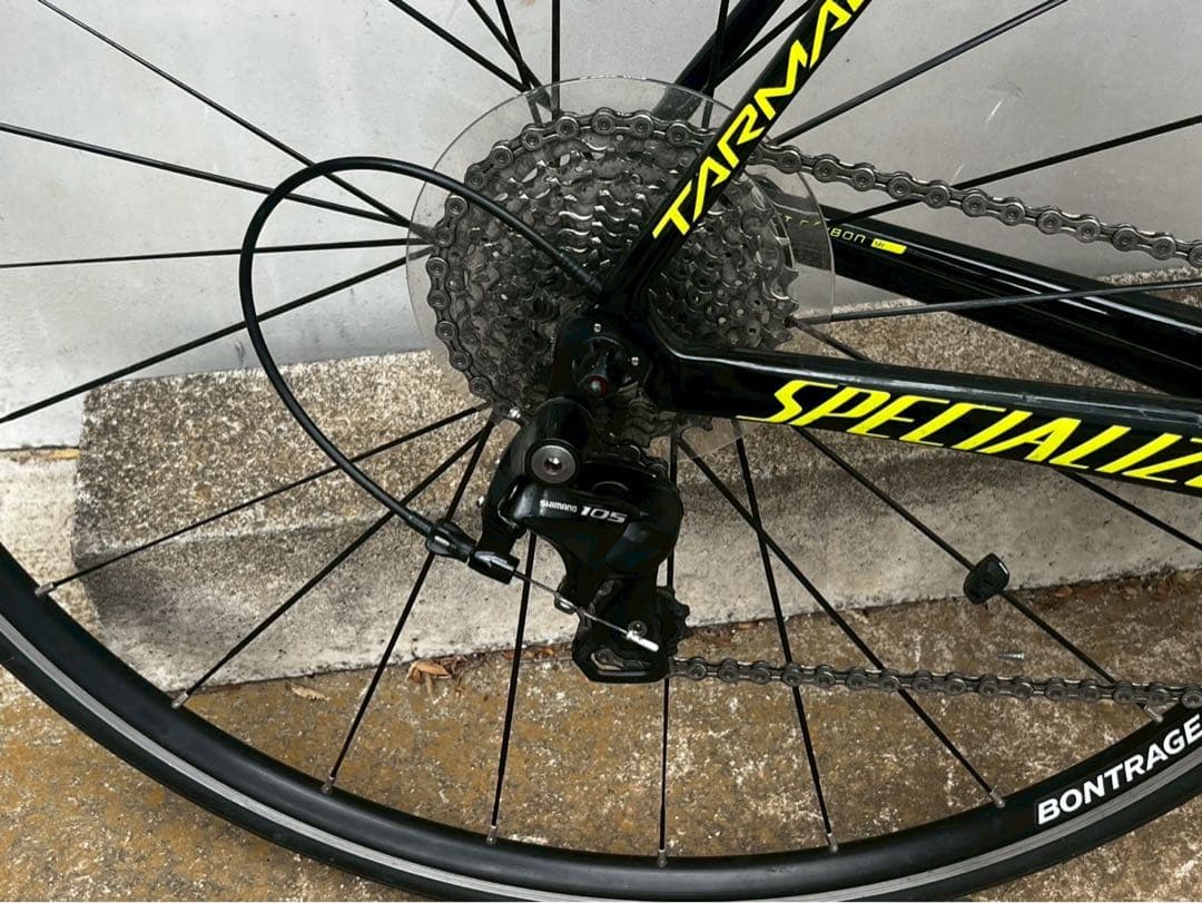 シャー芯　Specialized Tarmac ロードバイク ブラック/イエロー