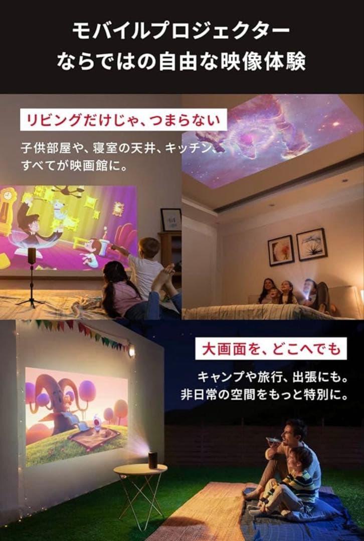 未使用品 NEBULA Capsule II モバイルプロジェクター