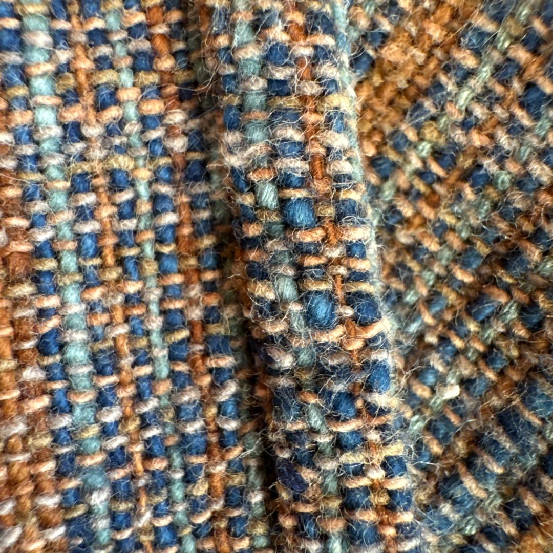 えみおわす 手紡ぎ手織り生地 手縫いのリスパンツ 美品