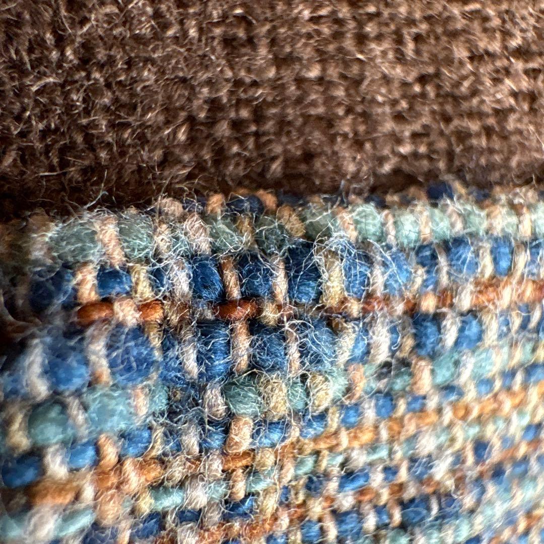 えみおわす 手紡ぎ手織り生地 手縫いのリスパンツ 美品