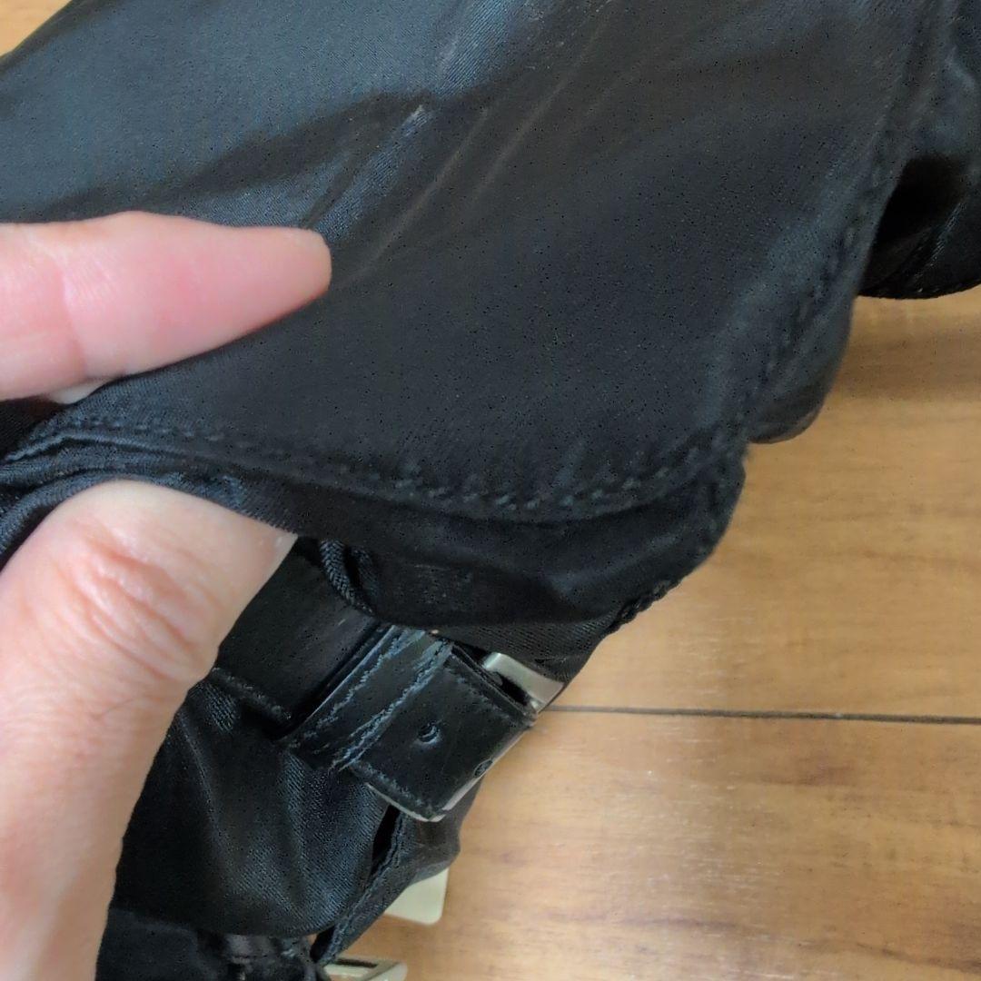 超美品プラダ リュックサック バックパック 三角ロゴプレート ナイロン レザー