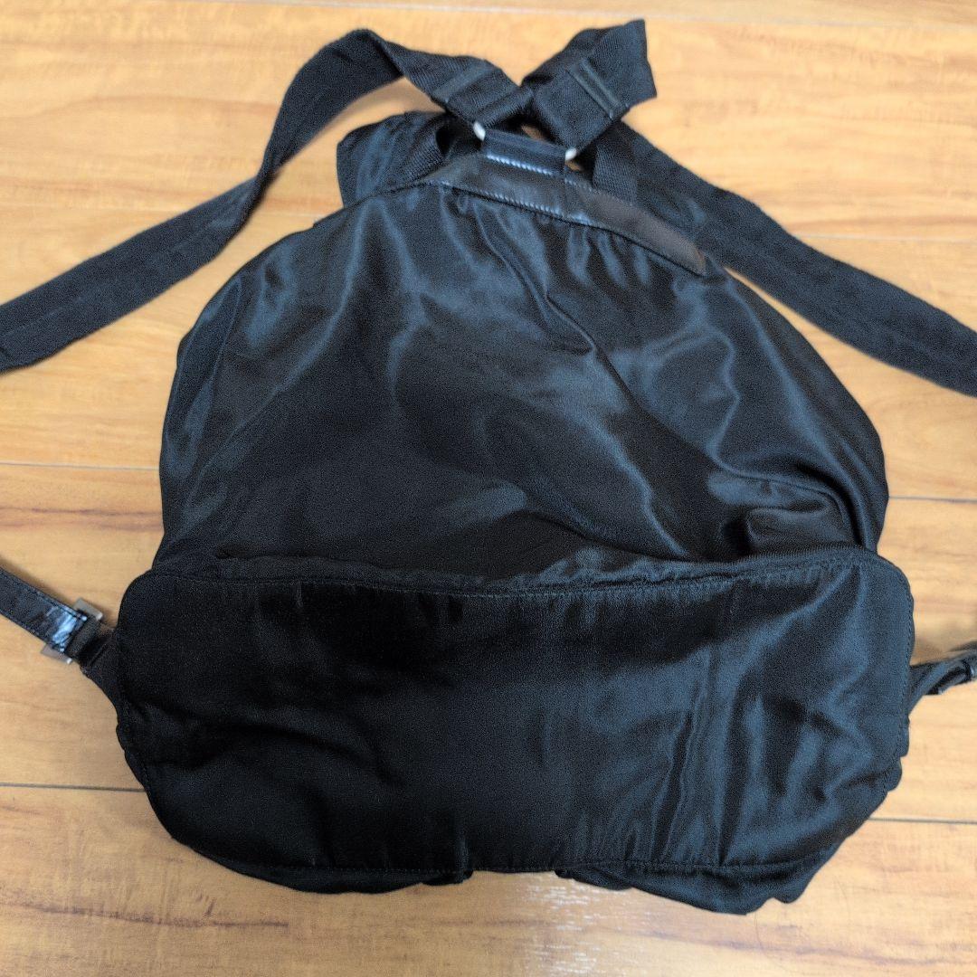 超美品プラダ リュックサック バックパック 三角ロゴプレート ナイロン レザー