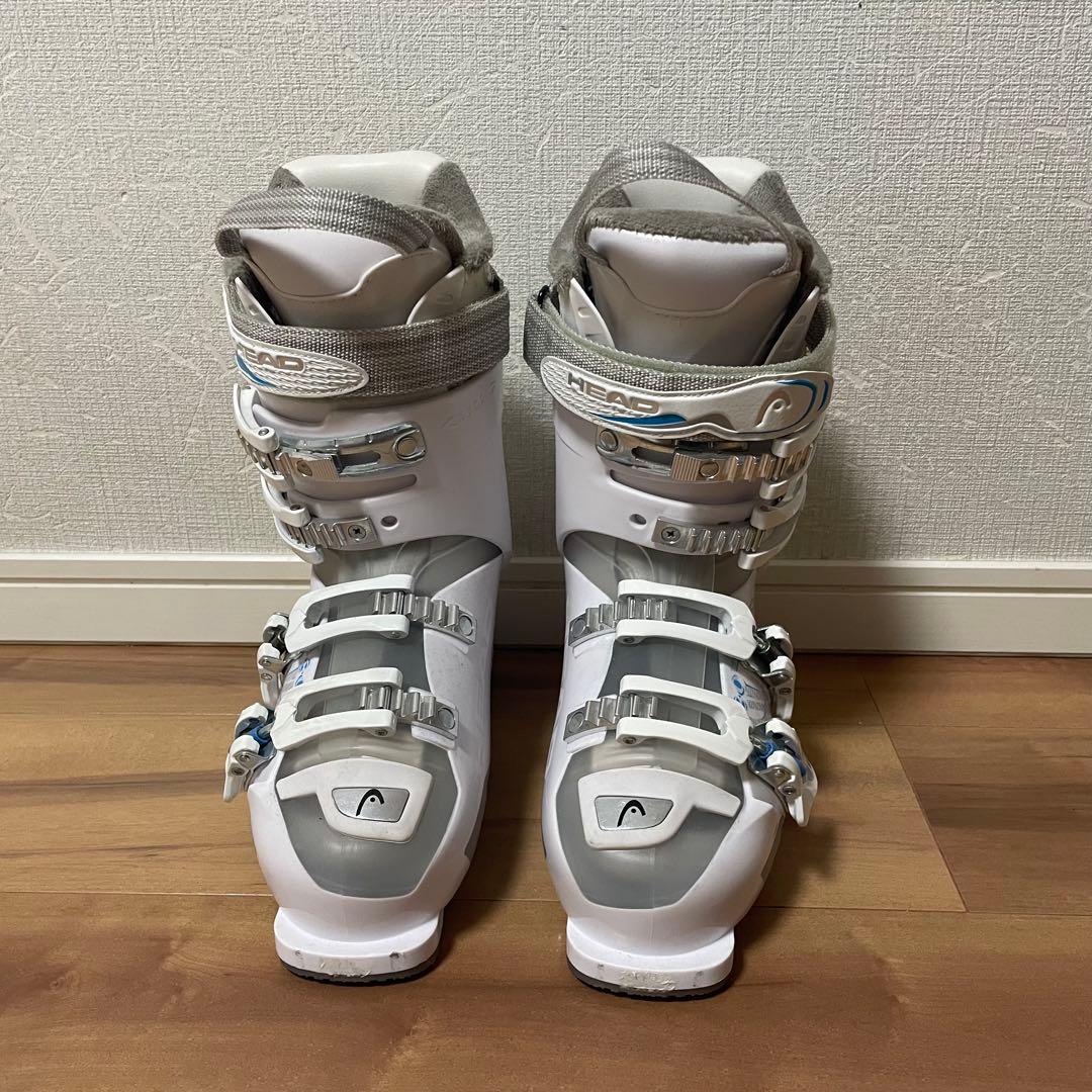 ROSSIGNOL146cm HEAD23/23.5cmストック付きスキーセット