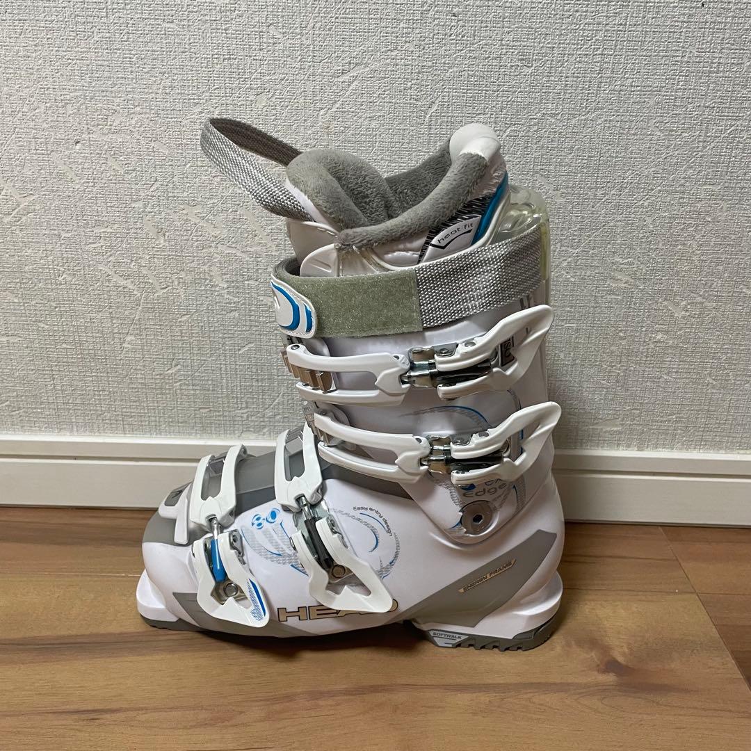 ROSSIGNOL146cm HEAD23/23.5cmストック付きスキーセット