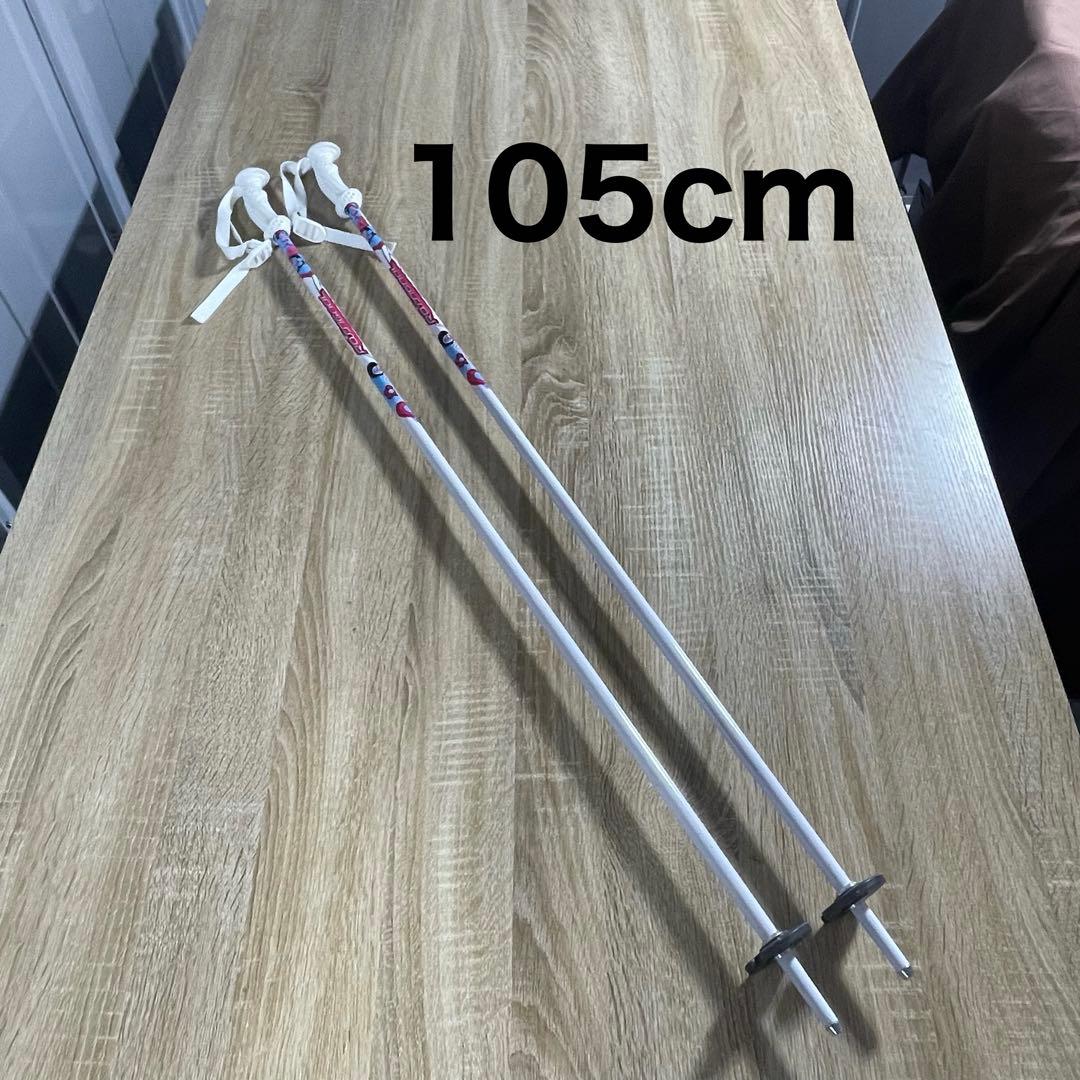 ROSSIGNOL146cm HEAD23/23.5cmストック付きスキーセット