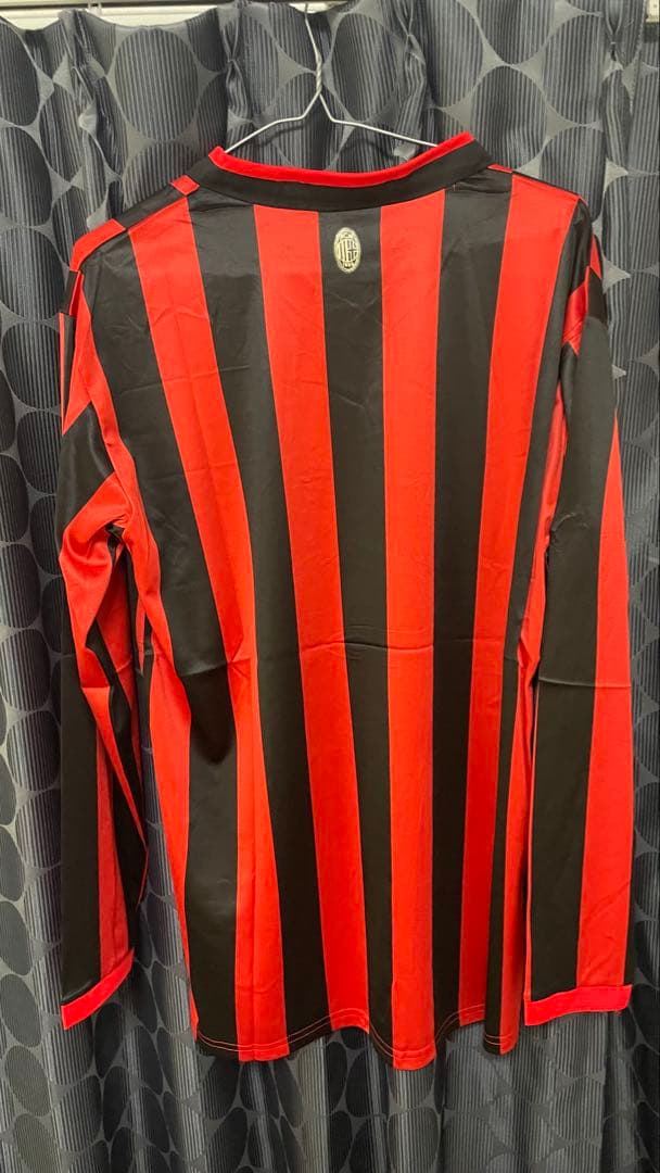 ACミラン Puma 長袖シャツ 赤/黒