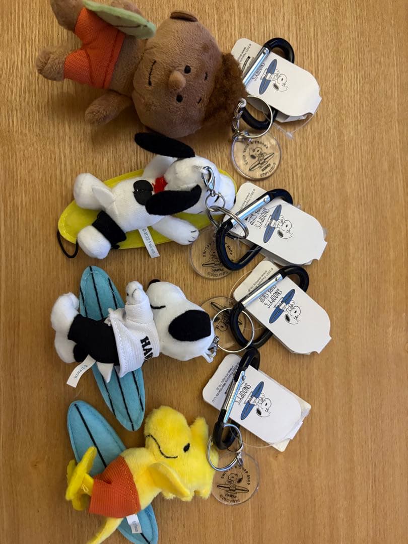 スヌーピー サーフショップぬいぐるみ キーホルダー カラビナ ハワイ