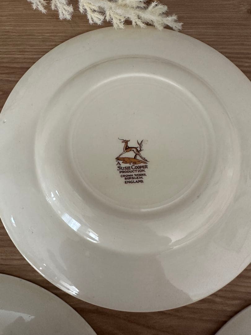 スージークーパー　パトリシアローズ　ピンク　プレート　17㎝　５枚セット