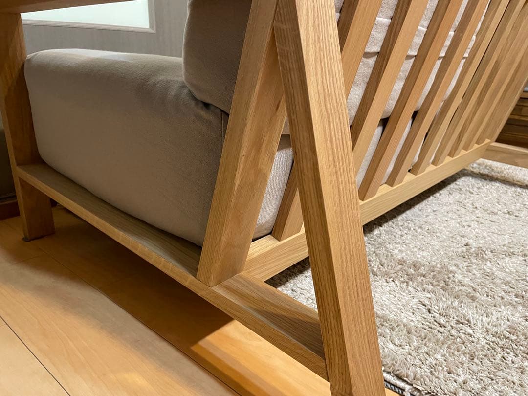 無印良品　フェザーポケットコイル2シーター