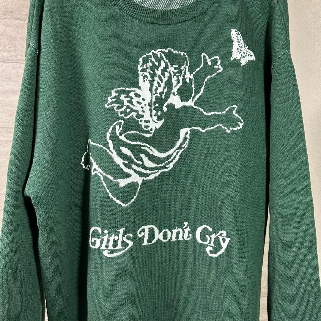 【美品】Girls Don't Cry Angel Knit グリーン M