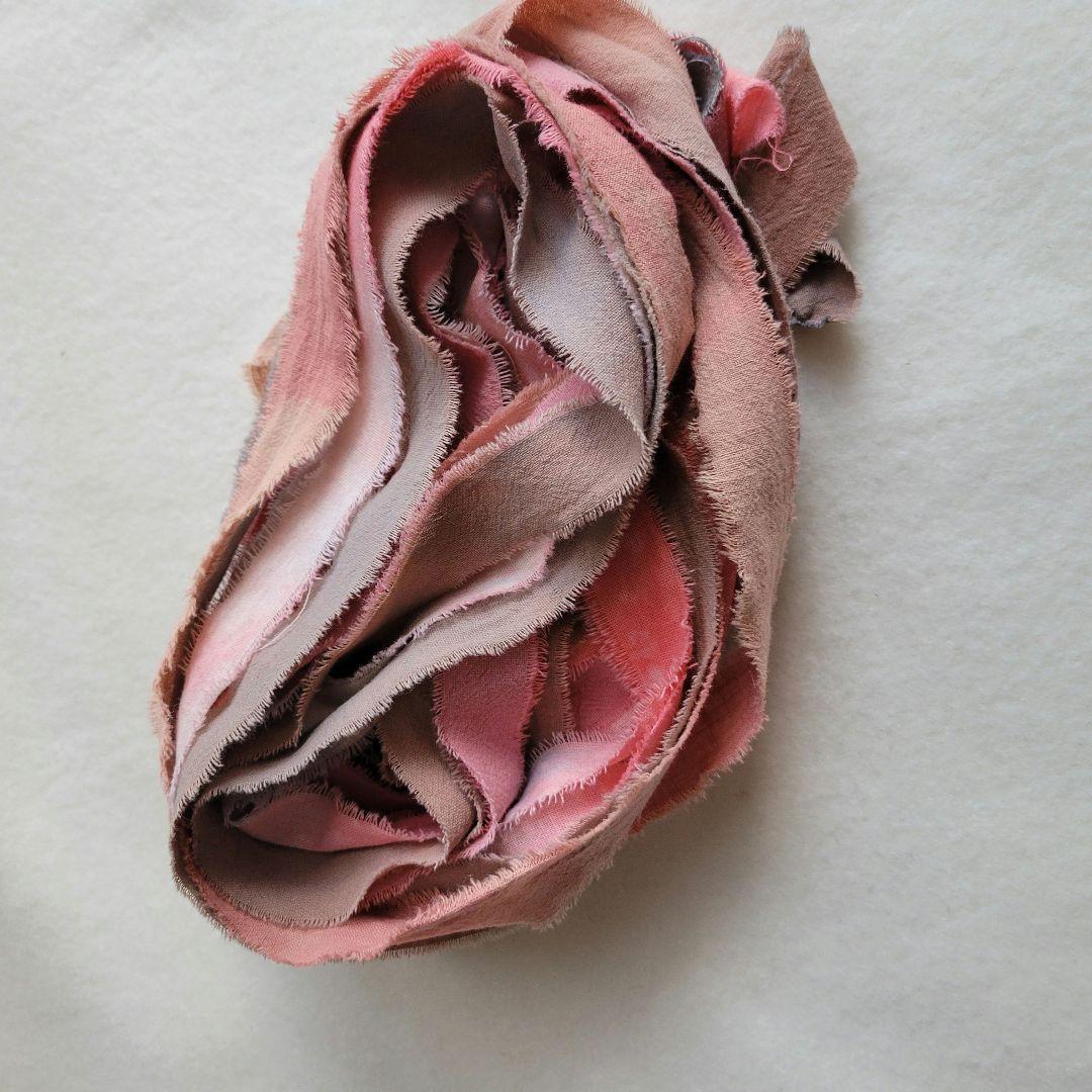 ジャンクジャーナルリボン コットンリネンワッシャー むら染め 約11 米