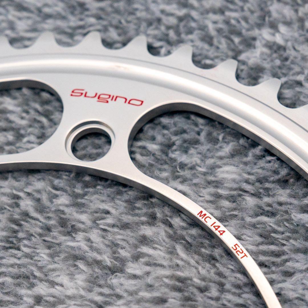 SUGINO MC144 52T シルバー チェーンリング 新品