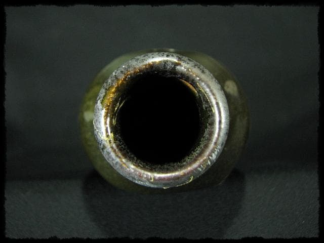 成良 仁 益子 人気作家 黒釉 花入 南田 是也 花器 四方桟 共箱 f46