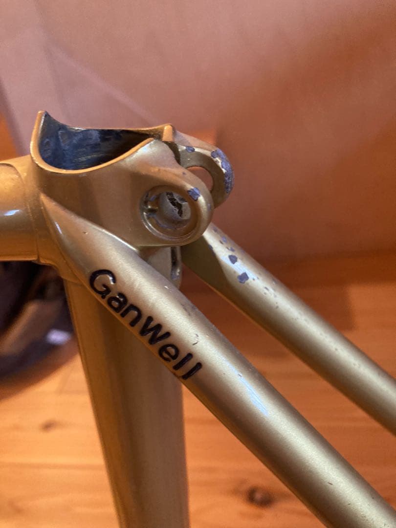 NJS 競輪車　gan well ピストフレーム　 澤亀浩司プロモデル