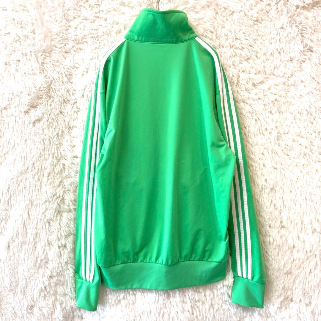 adidas 美品/希少明緑 グリーンファイヤーバードトラックジャケットメンズ