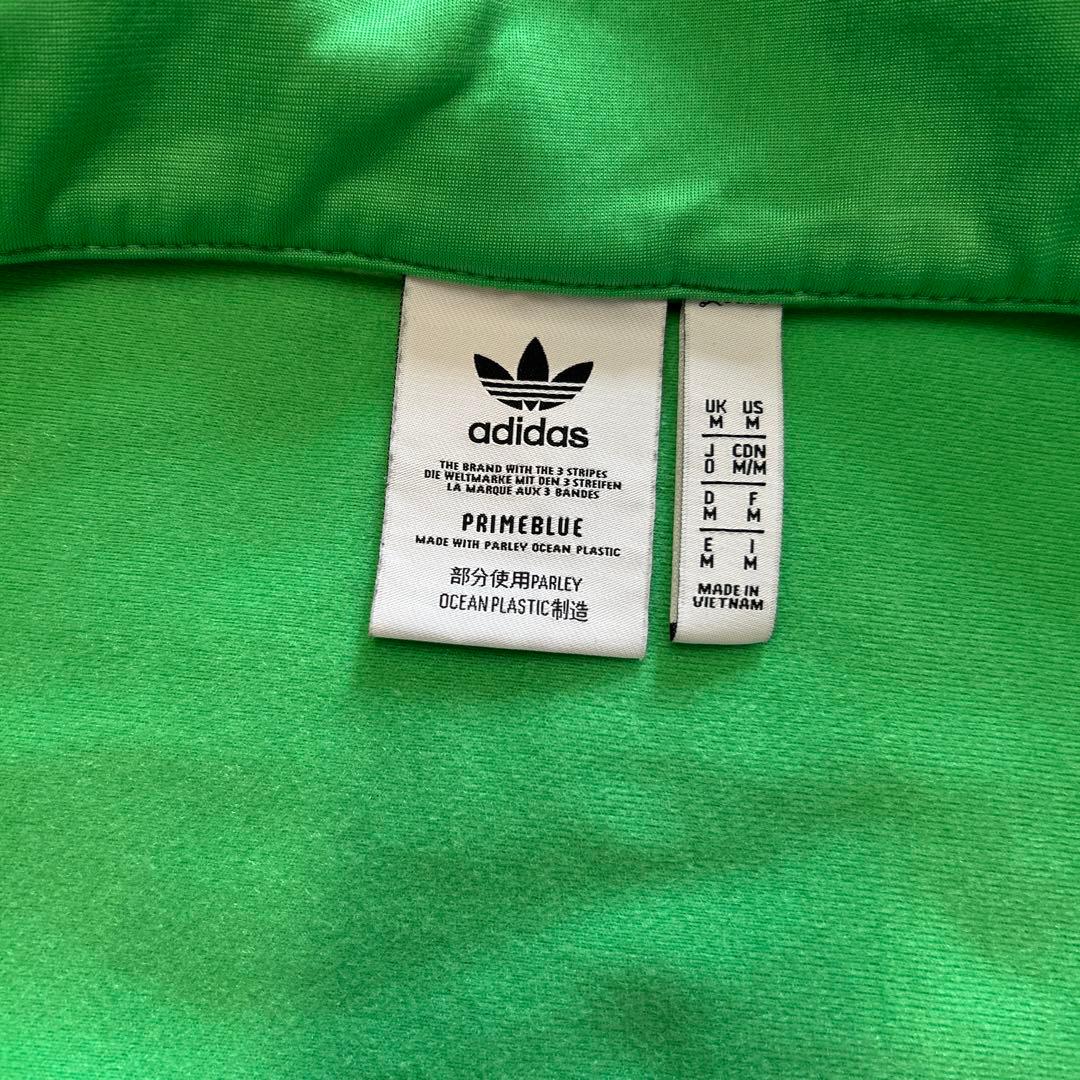 adidas 美品/希少明緑 グリーンファイヤーバードトラックジャケットメンズ