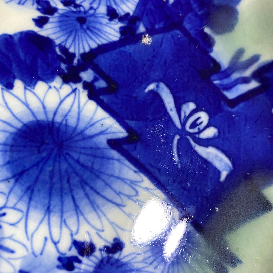 アンティーク　六角　飾皿　大皿プレート　レトロ　骨董品